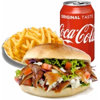 *geen saus bij de friet inbegrepen*