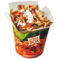 Friet ,kebab,salade , saus 